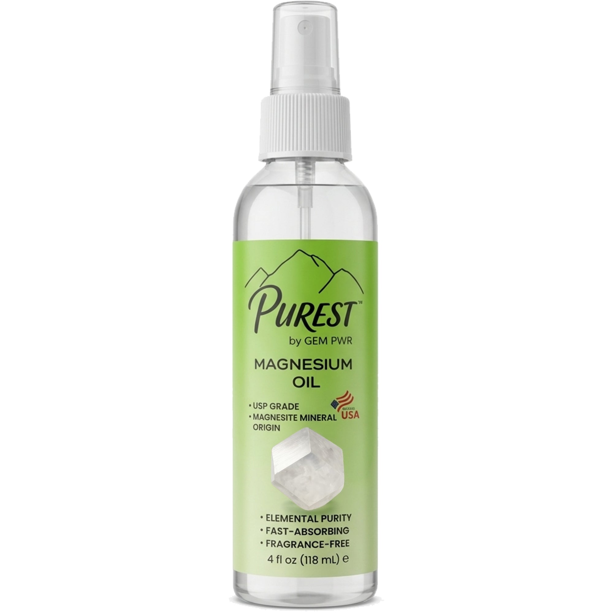 PUREST Magnesium Oil Spray 4 fl oz 2-Pack